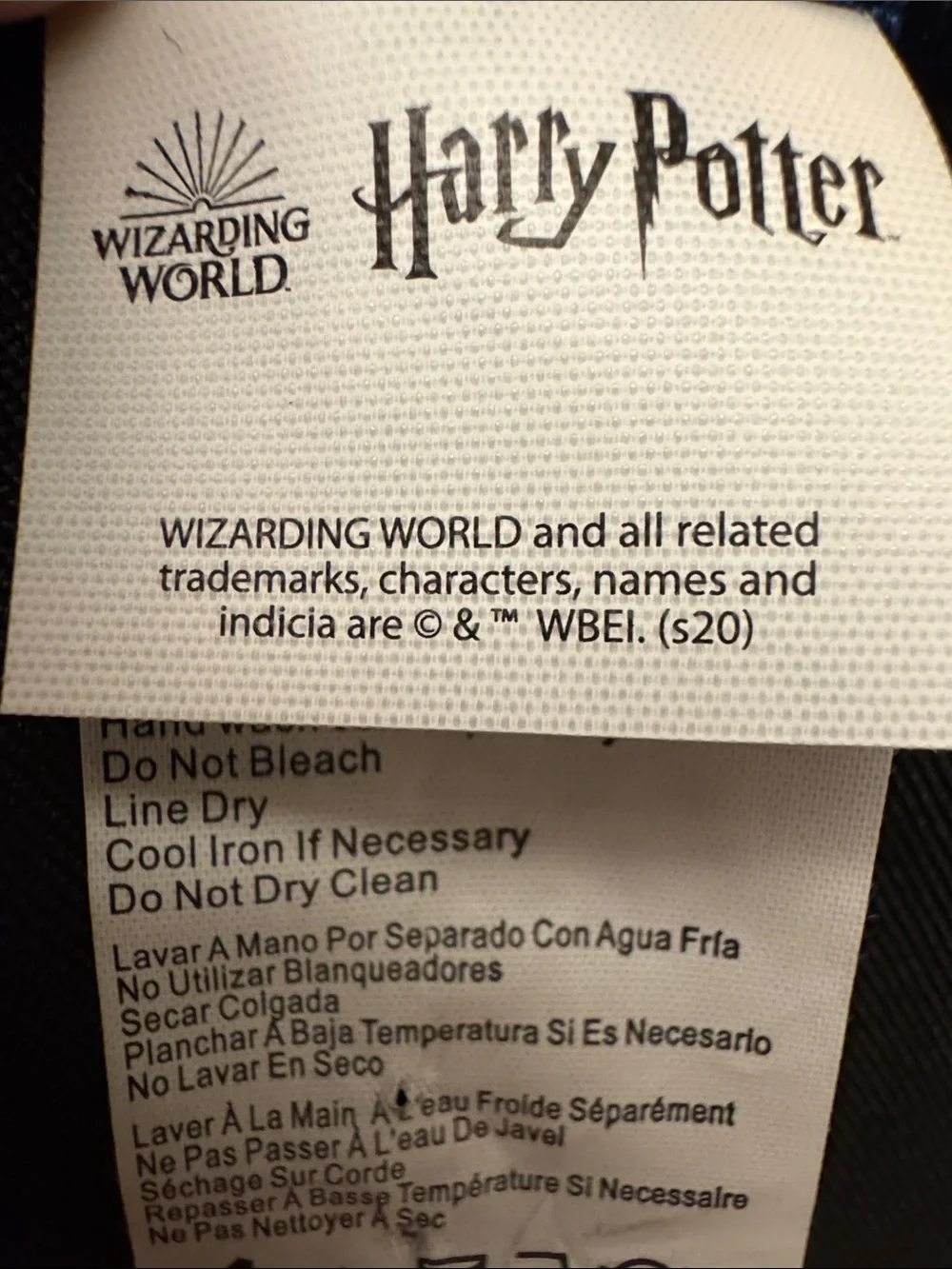Wizarding World Harry Potter Kids XL 14 16 Black Hooded Wizard Cape RAVENCLAW